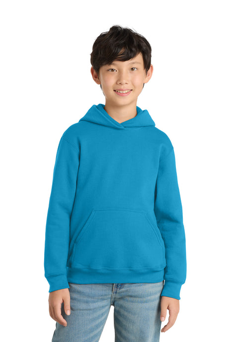 Port & Co Youth   Core Fleece Pullover Hooded Sweatshirt