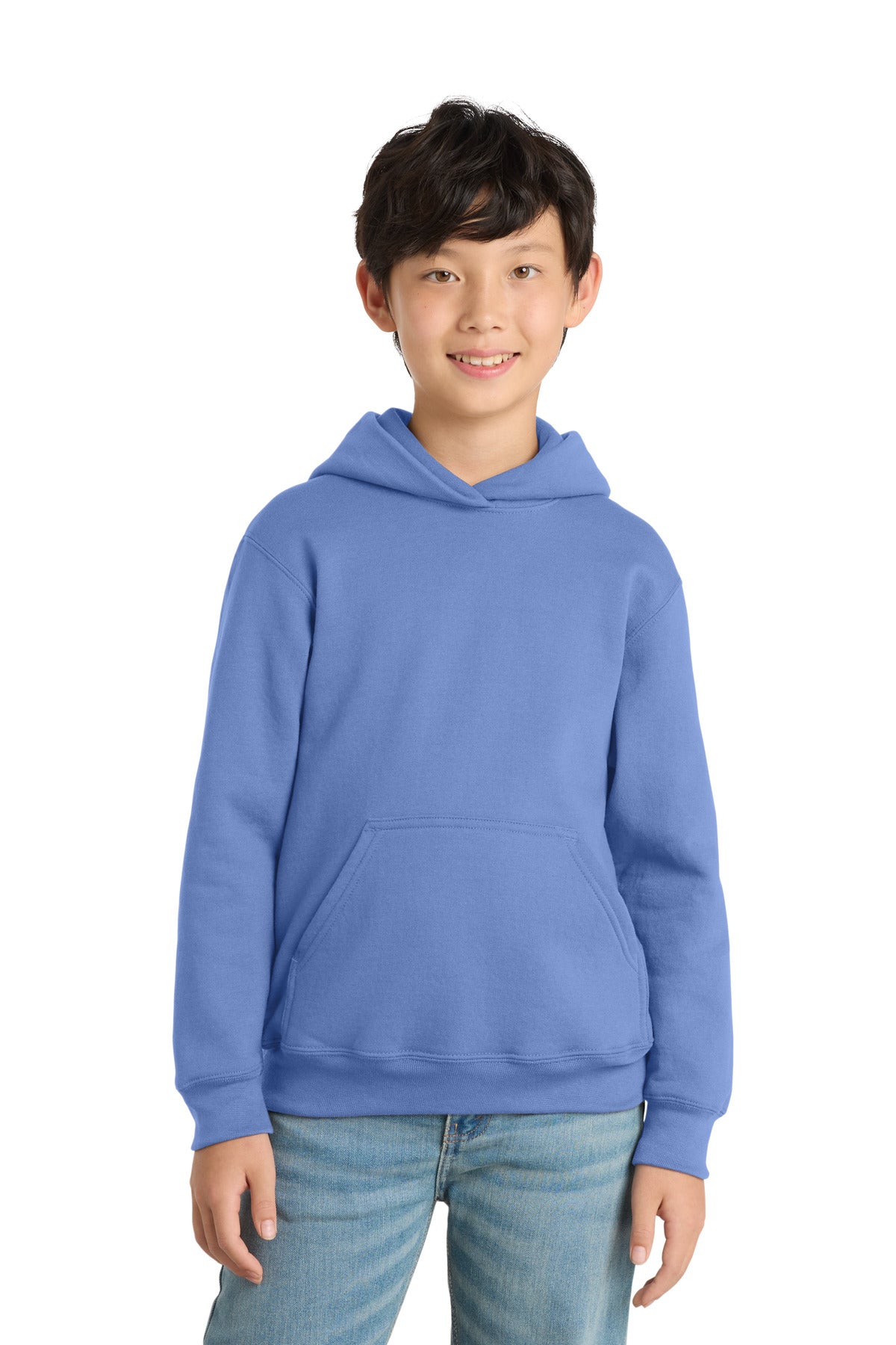 Port & Co Youth   Core Fleece Pullover Hooded Sweatshirt