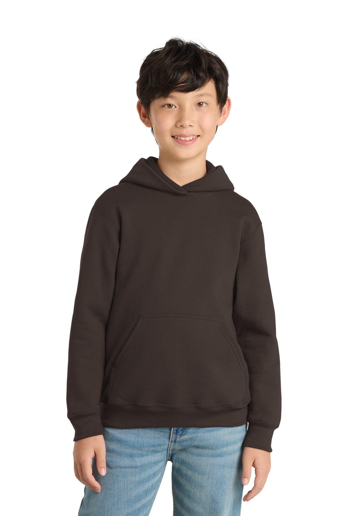 Port & Co Youth   Core Fleece Pullover Hooded Sweatshirt