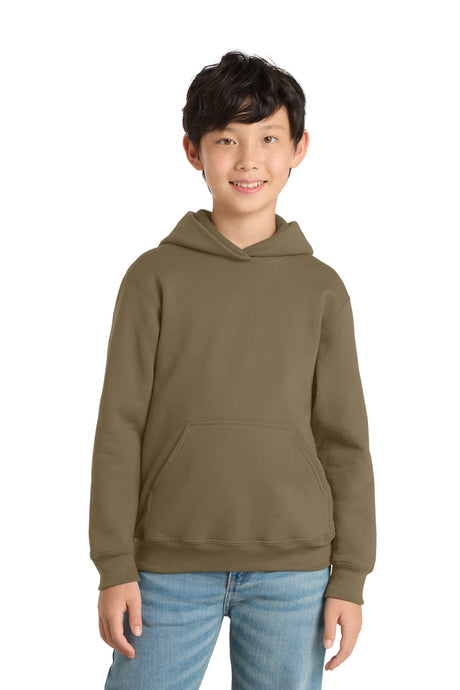 Port & Co Youth   Core Fleece Pullover Hooded Sweatshirt