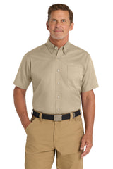 CornerStone Men's   Short Sleeve SuperPro   Twill Shirt