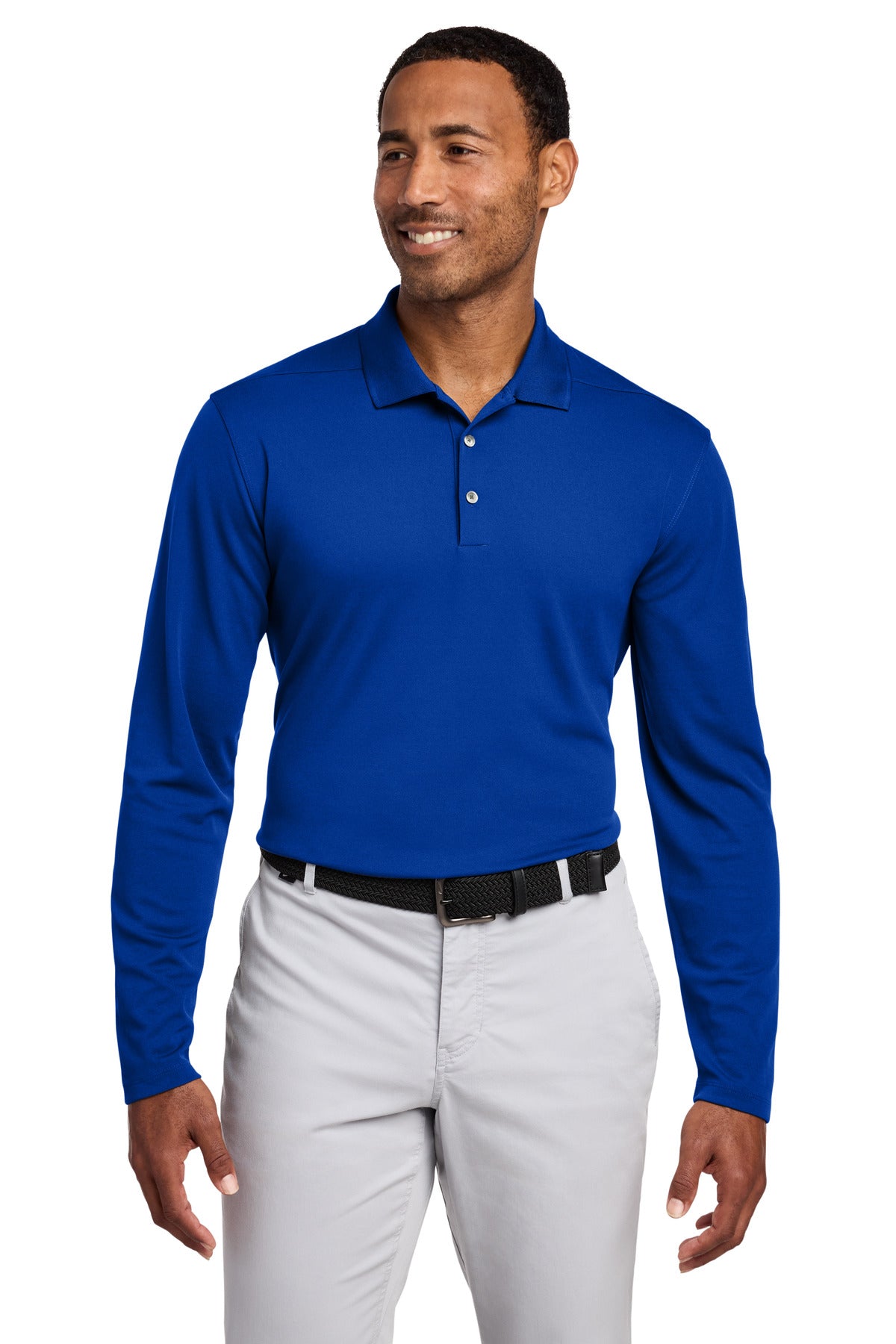 Nike Men's Dri-FIT Micro Pique 2.0 Long Sleeve Polo NKDC2104