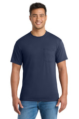 Port & Co Men's   Tall Core Blend Pocket Tee