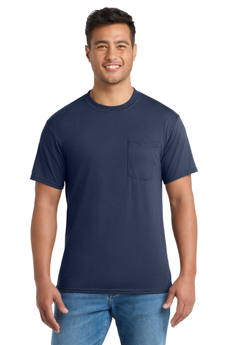 Port & Co Men's   Tall Core Blend Pocket Tee