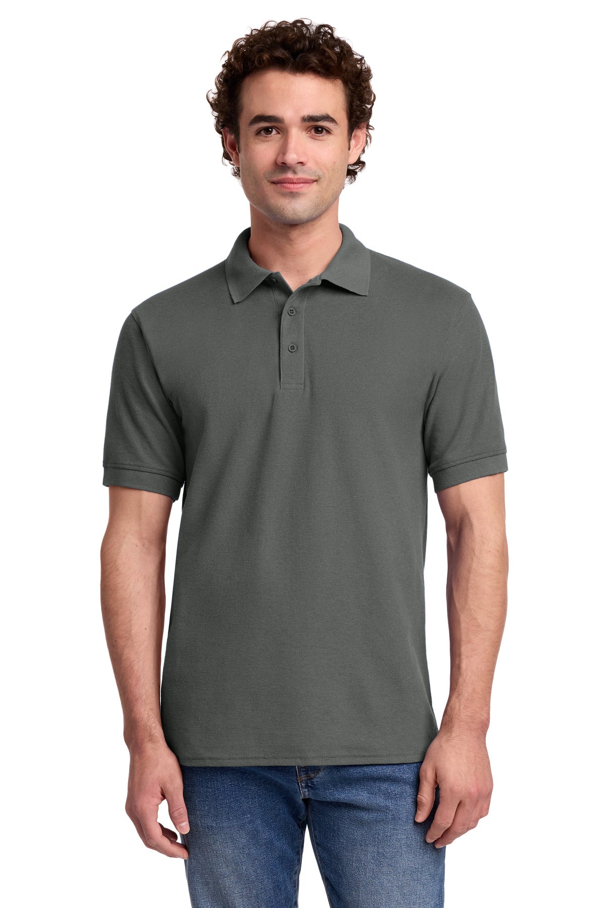 Port & Co Men's   Core Blend Pique Polo
