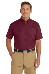 CornerStone Men's   Short Sleeve SuperPro   Twill Shirt
