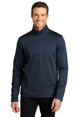 Port Authority Men's    Diamond Heather Fleece 1/4-Zip Pullover F248