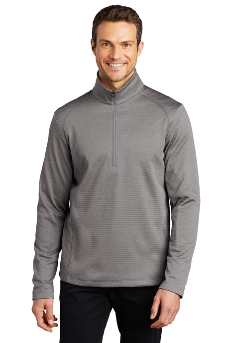 Port Authority Men's    Diamond Heather Fleece 1/4-Zip Pullover F248