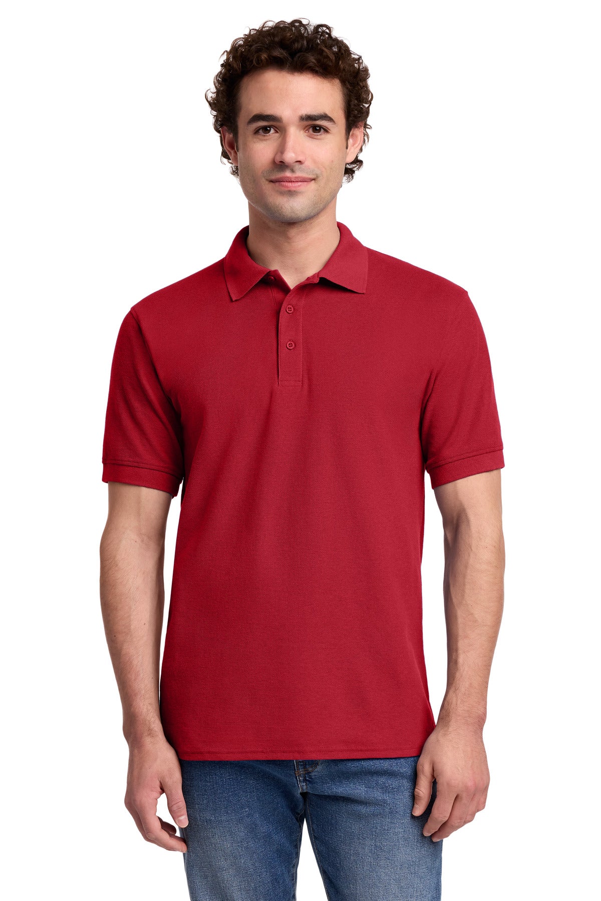 Port & Co Men's   Core Blend Pique Polo