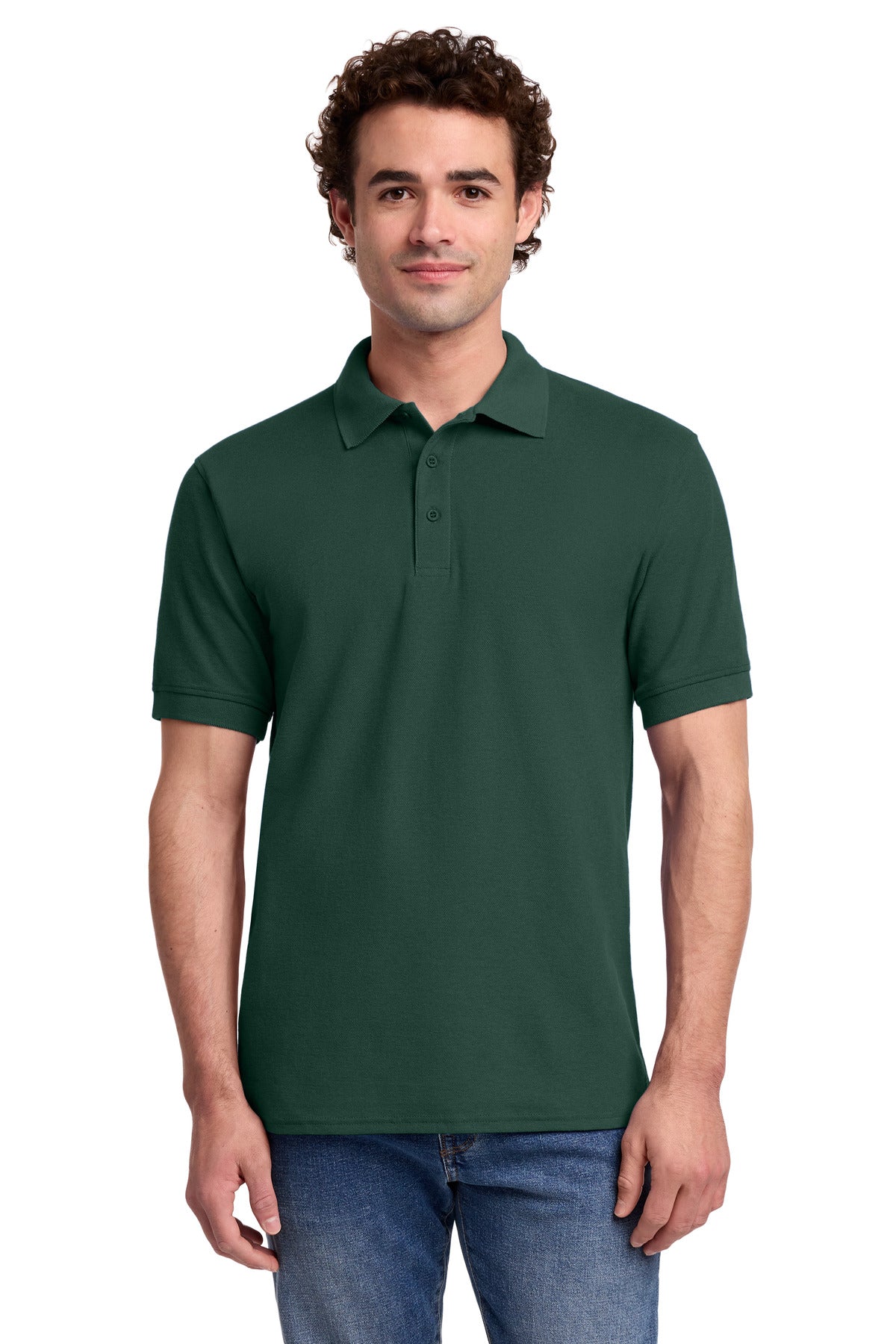 Port & Co Men's   Core Blend Pique Polo