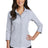 Red House Women's    3/4-Sleeve Nailhead Non-Iron Shirt