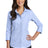 Red House Women's    3/4-Sleeve Nailhead Non-Iron Shirt