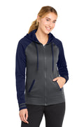 Sport-Tek Women's   Sport-Wick   Varsity Fleece Full-Zip Hooded Jacket