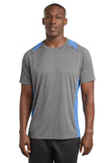 Sport-Tek Men's   Heather Colorblock Contender   Tee