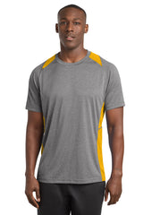 Sport-Tek Men's   Heather Colorblock Contender   Tee