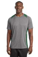 Sport-Tek Men's   Heather Colorblock Contender   Tee