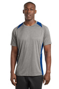 Sport-Tek Men's   Heather Colorblock Contender   Tee