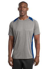 Sport-Tek Men's   Heather Colorblock Contender   Tee