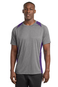 Sport-Tek Men's   Heather Colorblock Contender   Tee