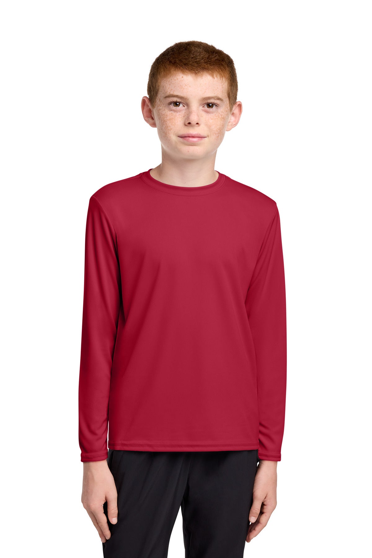 Port & Co Youth   Long Sleeve Performance Tee PC380YLS