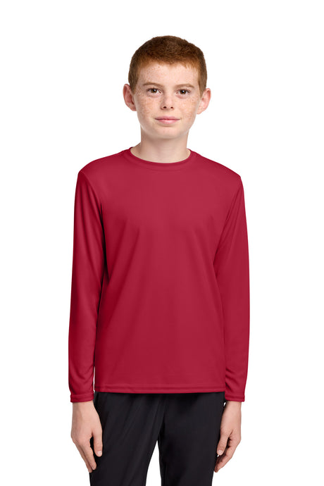 Port & Co Youth   Long Sleeve Performance Tee PC380YLS