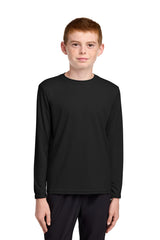 Port & Co Youth   Long Sleeve Performance Tee PC380YLS