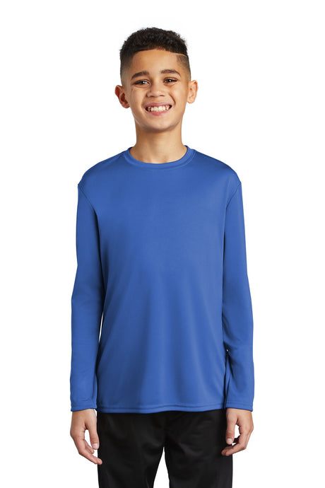 Port & Co Youth   Long Sleeve Performance Tee PC380YLS