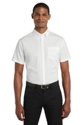 Port Authority Men's   Short Sleeve Carefree Poplin Shirt