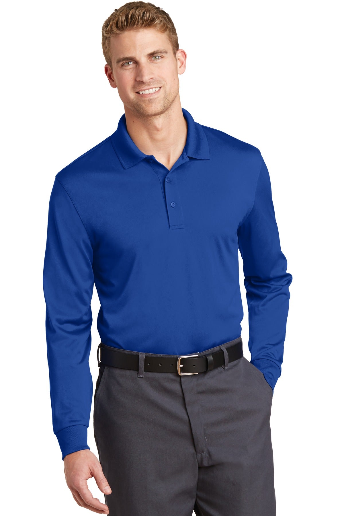 CornerStone Men's   Select Snag-Proof Long Sleeve Polo