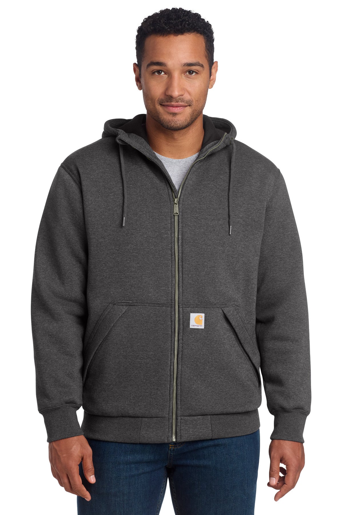 Carhartt Men's   Midweight Thermal-Lined Full-Zip Sweatshirt CT104078