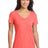 Port & Co Women's   Beach Wash   Garment-Dyed V-Neck Tee LPC099V