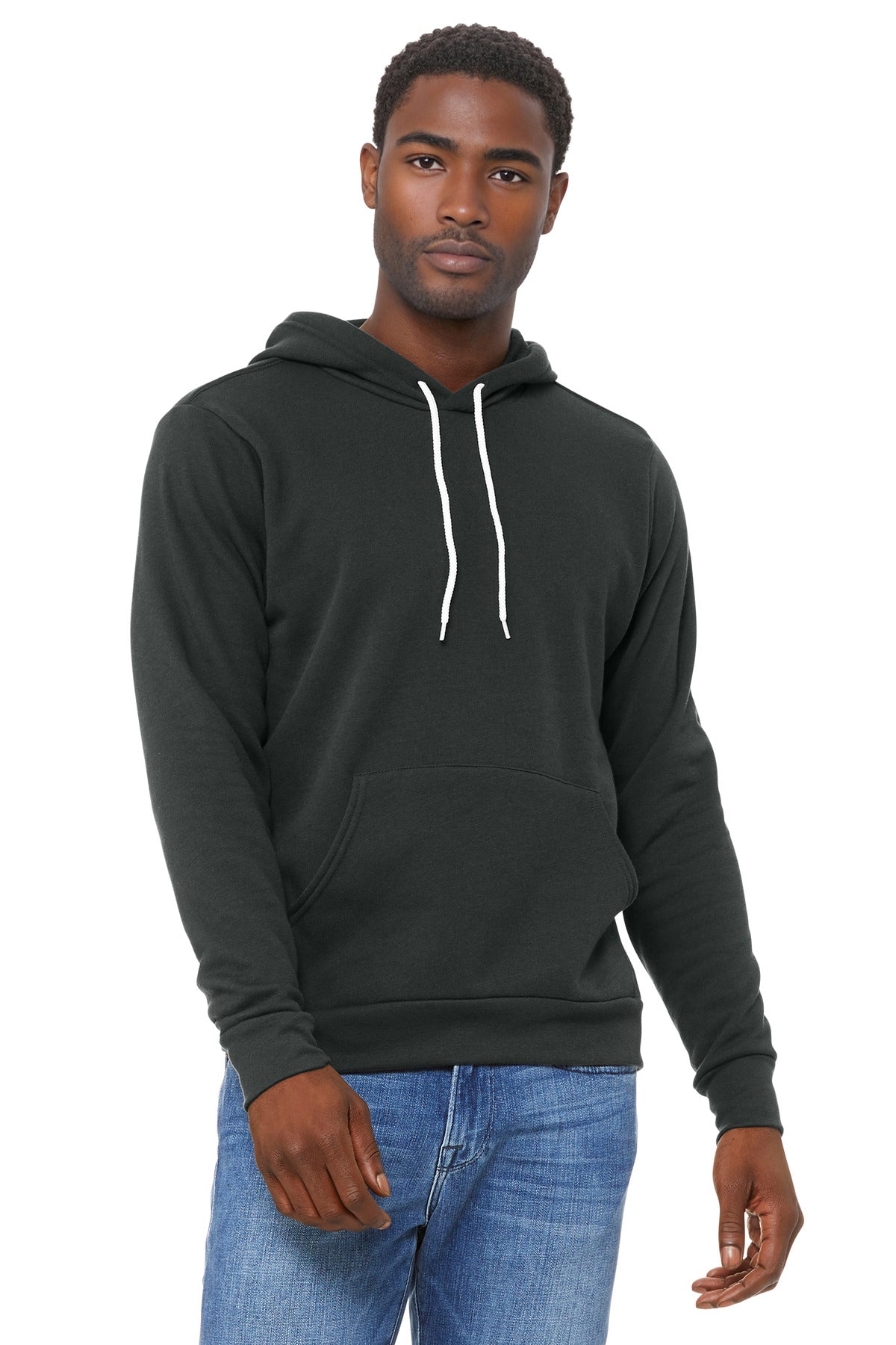 BELLA + CANVAS Men's Sponge Fleece Hoodie Sweatshirt