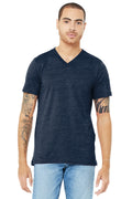 Bella + Canvas Men's   Textured Jersey V-Neck Tee BC3655