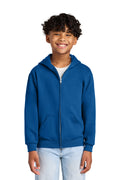 Jerzees Youth   NuBlend   Full-Zip Hooded Sweatshirt