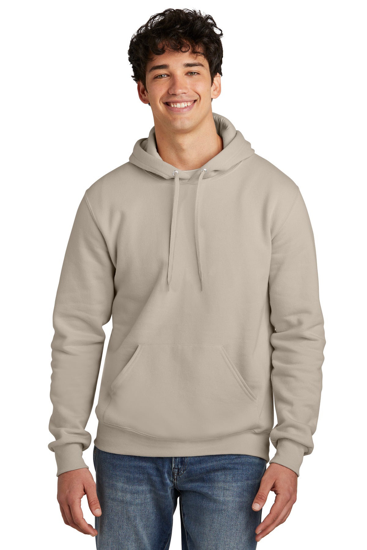 Jerzees Men's Eco   Premium Blend Pullover Hooded Sweatshirt 700M