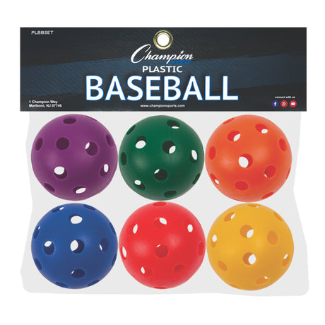 Champion Sports Plastic Baseballs