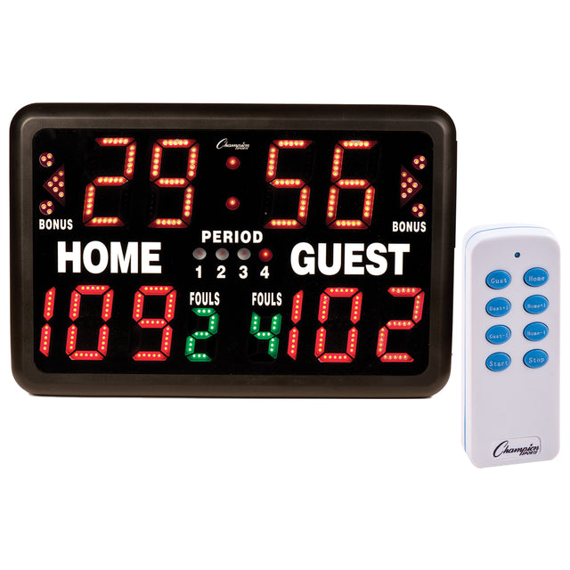 Champion Sports Tabletop Indoor Electronic Scoreboard