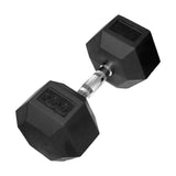 Champion Sports Rubber Hex Dumbell