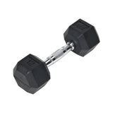 Champion Sports Rubber Hex Dumbell
