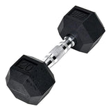 Champion Sports Rubber Hex Dumbell