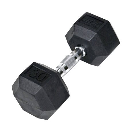 Champion Sports Rubber Hex Dumbell