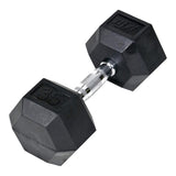 Champion Sports Rubber Hex Dumbell