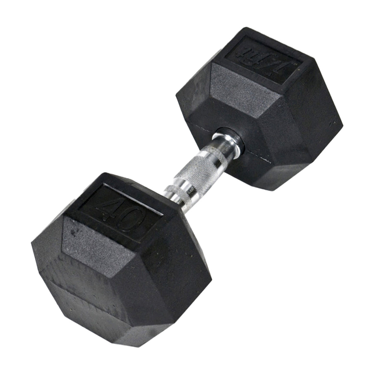 Champion Sports Rubber Hex Dumbell