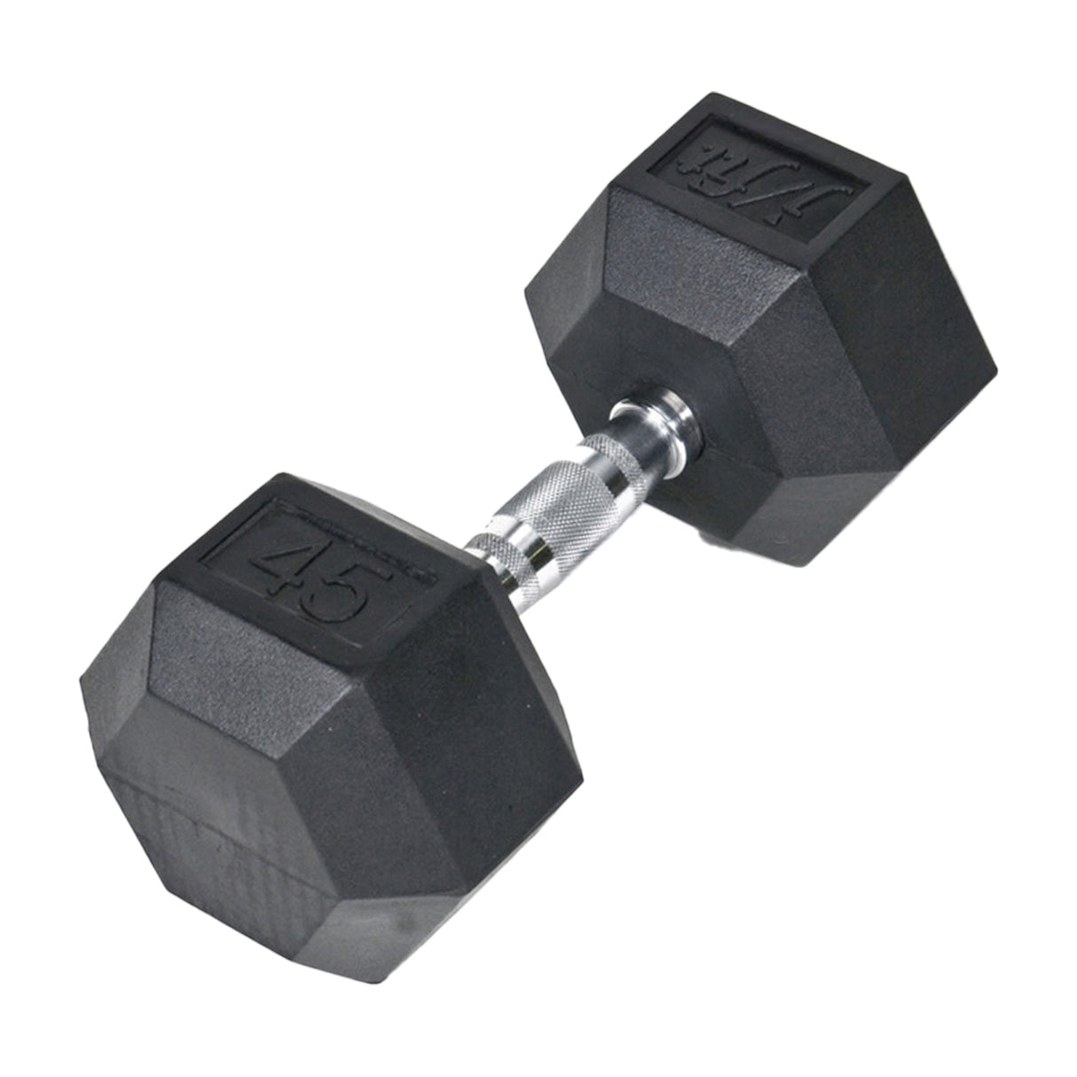 Champion Sports Rubber Hex Dumbell