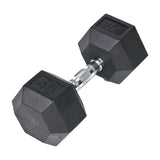 Champion Sports Rubber Hex Dumbell