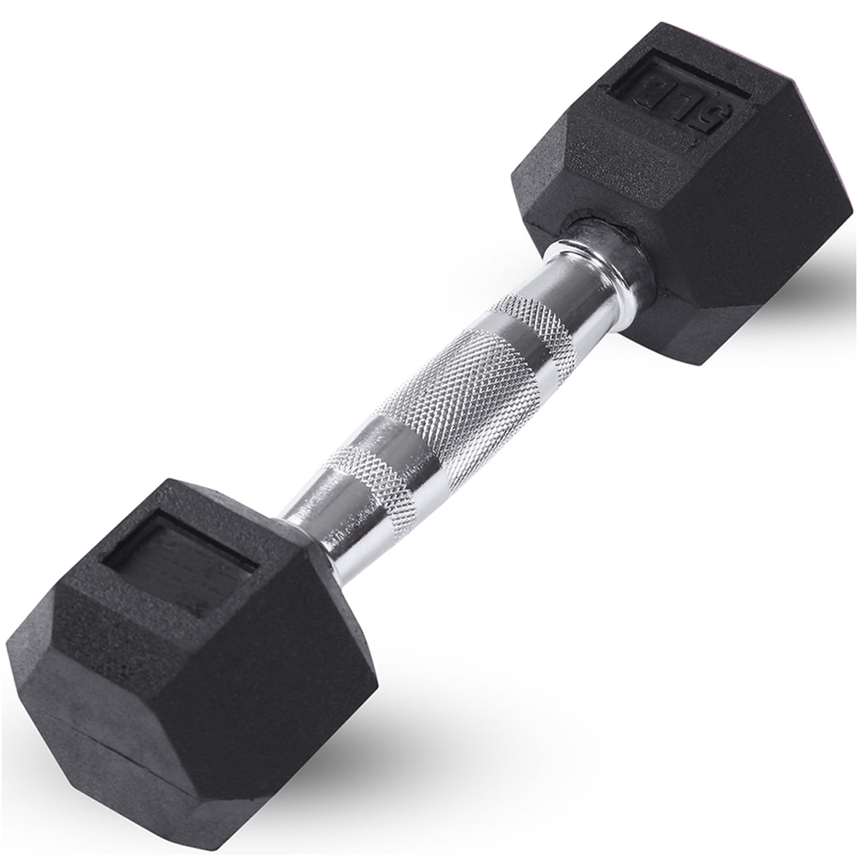 Champion Sports Rubber Hex Dumbell