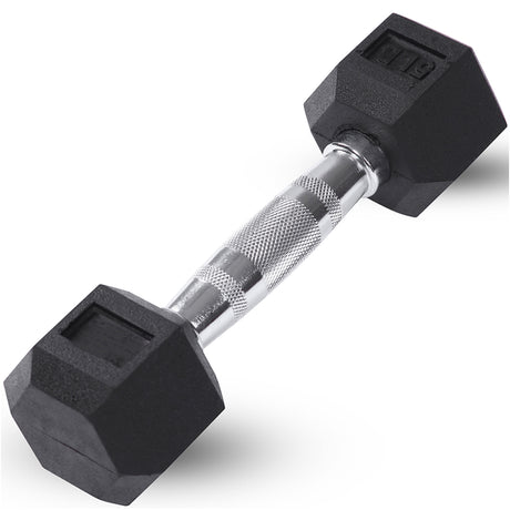 Champion Sports Rubber Hex Dumbell