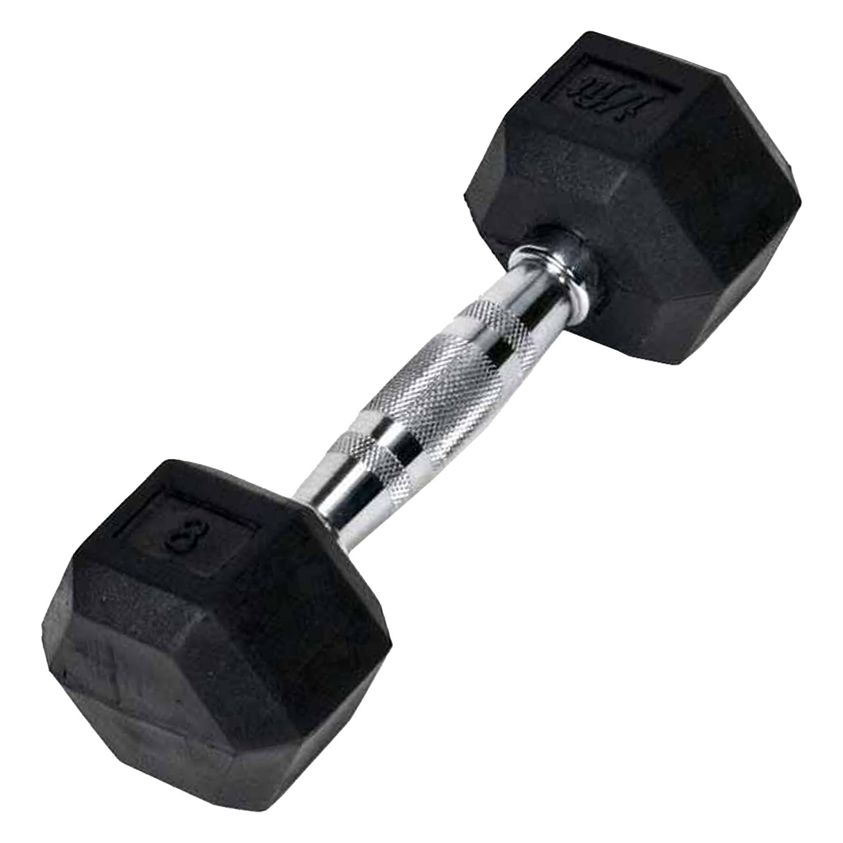 Champion Sports Rubber Hex Dumbell