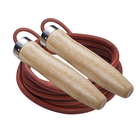 Champion Sports Heavyweight Leather Ball Bearing Jump Rope