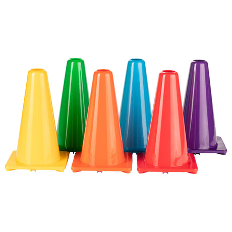 Champion Sports High Visibility Flexible Vinyl Cones